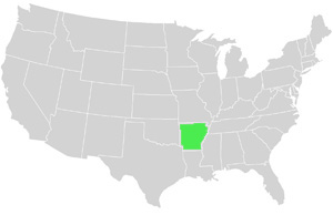 Arkansas Landkarte USA