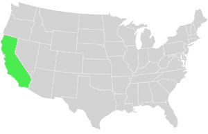 Kalifornien Landkarte USA