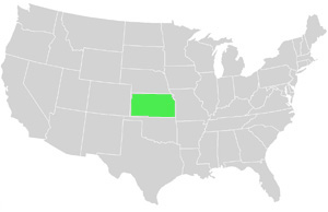 Kansas Landkarte USA
