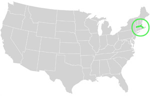 Massachusetts Landkarte USA
