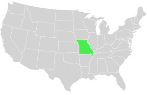 Missouri Landkarte USA