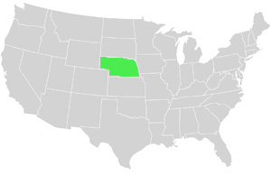 Nebraska Landkarte USA