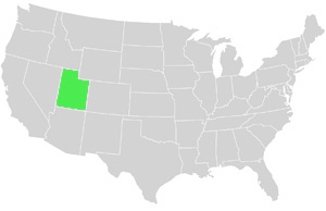 Utah Landkarte USA