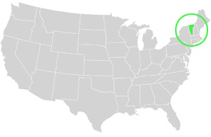 Vermont Landkarte USA