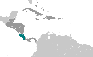 Costa Rica Lage Mittelamerika