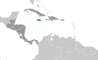 Jamaika Lage Karibik