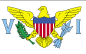 Amerikanische Jungferninseln Flagge