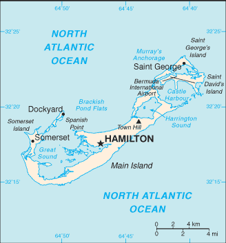 Bermuda Karte
