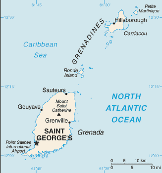 Grenada Karte