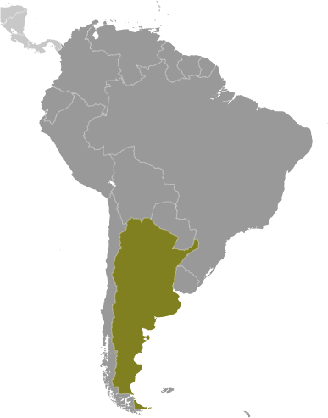 Argentinien Lage Südamerika