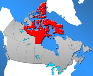 Nunavut Landkarte Kanada